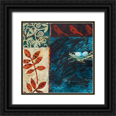 Secret Joys Black Ornate Wood Framed Art Print with Double Matting by Willson, Valerie