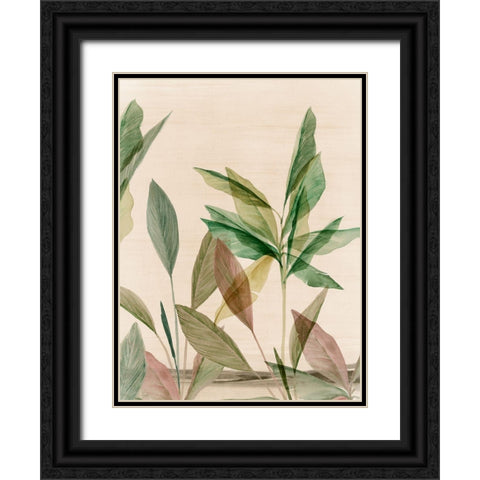 Colourful Tropics II  Black Ornate Wood Framed Art Print with Double Matting by Aria K
