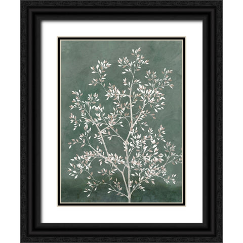 Delicate Tree I  Black Ornate Wood Framed Art Print with Double Matting by Aria K