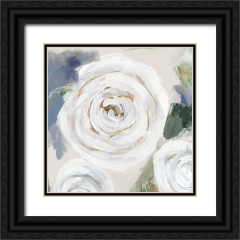 White Bundle II Black Ornate Wood Framed Art Print with Double Matting by Aria K