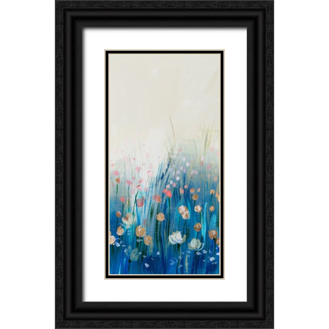 Springtime Splendor II Black Ornate Wood Framed Art Print with Double Matting by Aria K