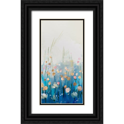 Springtime Splendor III Black Ornate Wood Framed Art Print with Double Matting by Aria K