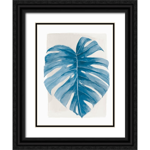 Palms at Sunset I Black Ornate Wood Framed Art Print with Double Matting by Aria K