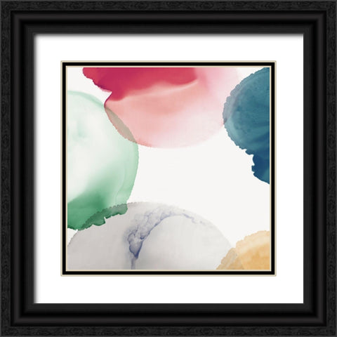 Delicate Transparency II Black Ornate Wood Framed Art Print with Double Matting by Peal, Emma