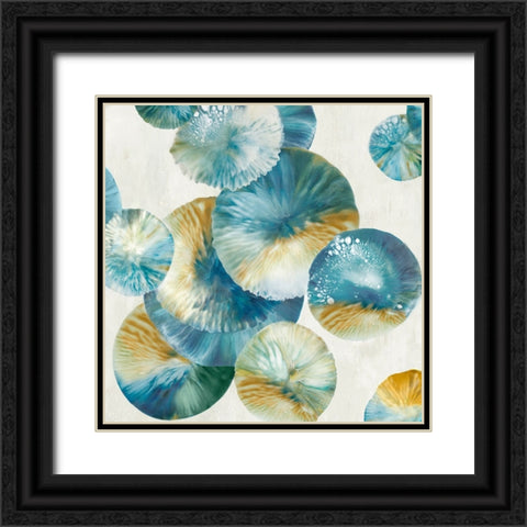 Cosmic Symphony Black Ornate Wood Framed Art Print with Double Matting by Peal, Emma