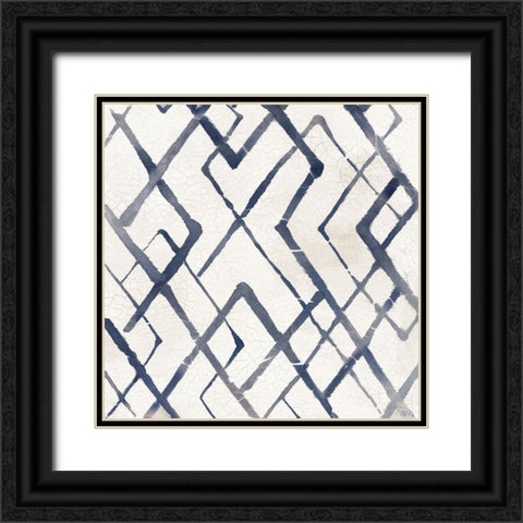 Shimmering Rhapsody II Black Ornate Wood Framed Art Print with Double Matting by Peal, Emma