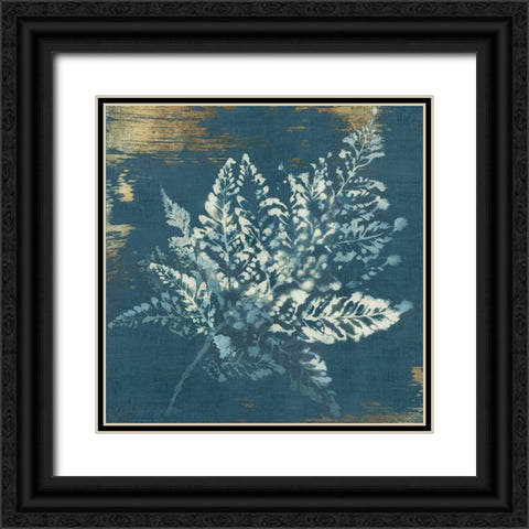 Fern Tye Dye II  Black Ornate Wood Framed Art Print with Double Matting by Black, Alex