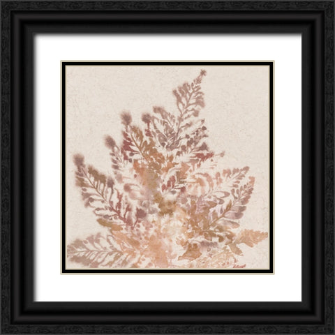 Coral Fern II Black Ornate Wood Framed Art Print with Double Matting by Black, Alex