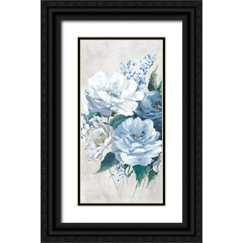 Bundles of Blue I Black Ornate Wood Framed Art Print with Double Matting by Black, Alex
