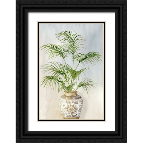 China Vase I Black Ornate Wood Framed Art Print with Double Matting by Black, Alex
