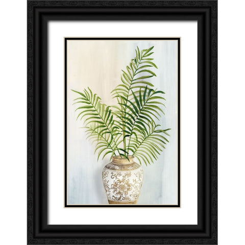 China Vase II Black Ornate Wood Framed Art Print with Double Matting by Black, Alex