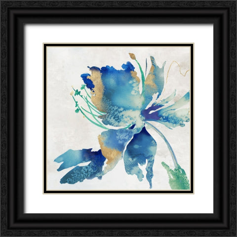 Sea Salt Floral II Black Ornate Wood Framed Art Print with Double Matting by Black, Alex