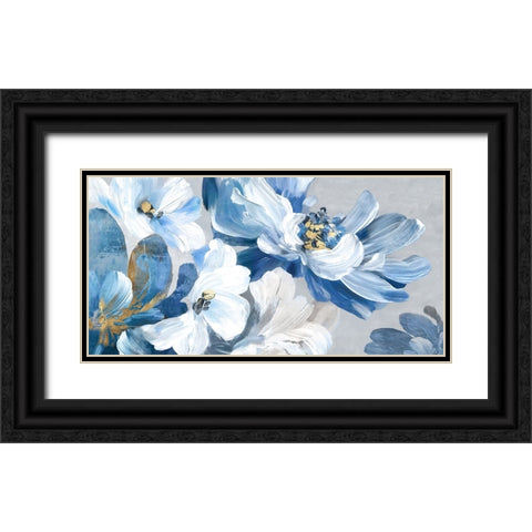 Blue Summer Black Ornate Wood Framed Art Print with Double Matting by Black, Alex
