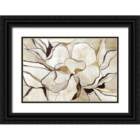 Neutral Garden Beauty Black Ornate Wood Framed Art Print with Double Matting by Black, Alex