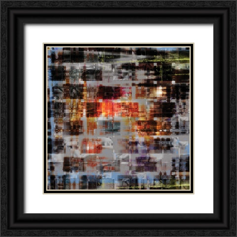 Untitled #2 Black Ornate Wood Framed Art Print with Double Matting by Bingham, John