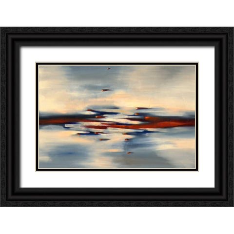 Becoming Black Ornate Wood Framed Art Print with Double Matting by Ligeros, Cynthia