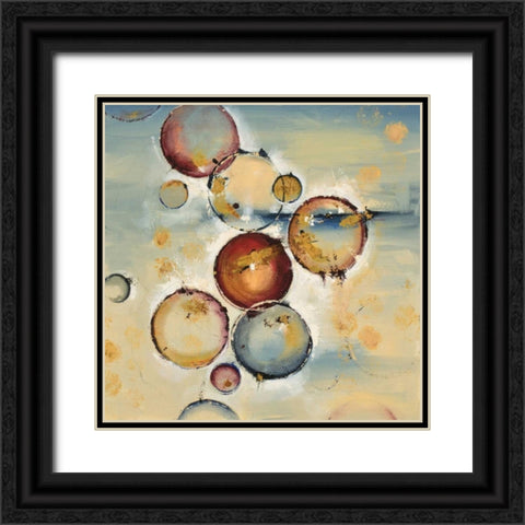 Silent Radience Black Ornate Wood Framed Art Print with Double Matting by Ligeros, Cynthia