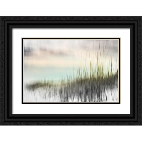 Sunset Pond  Black Ornate Wood Framed Art Print with Double Matting by Connolly, Karin