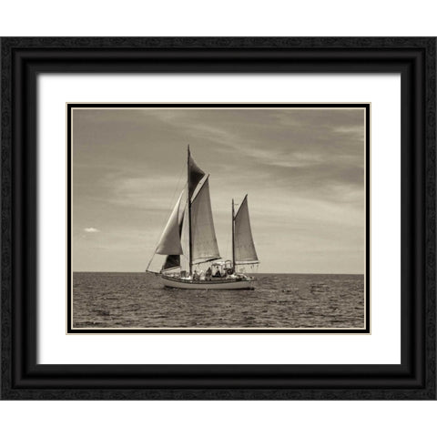 Stature Black Ornate Wood Framed Art Print with Double Matting by Frates, Dennis