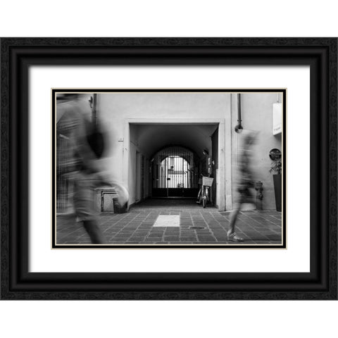 Passing By  Black Ornate Wood Framed Art Print with Double Matting by Kirshner, Dmitry