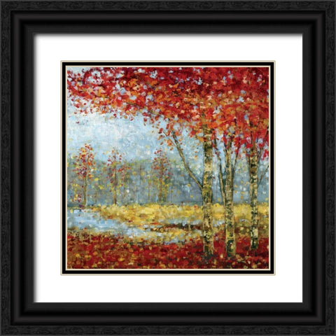 Into the Light I Black Ornate Wood Framed Art Print with Double Matting by Dolce, Carmen