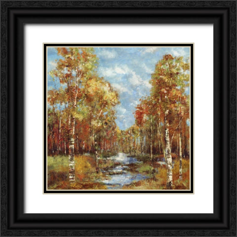 The Clearing Black Ornate Wood Framed Art Print with Double Matting by Dolce, Carmen