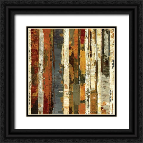 Red Amber I Black Ornate Wood Framed Art Print with Double Matting by Dolce, Carmen