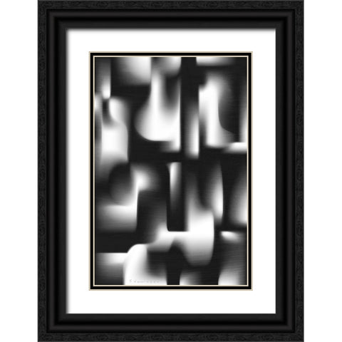 Bleached Bones II Black Ornate Wood Framed Art Print with Double Matting by Varrasso, Enrico