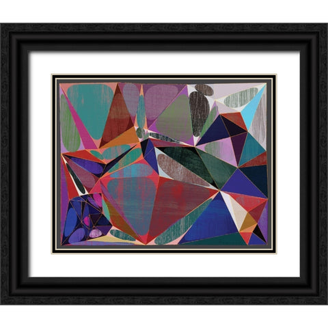 Starry Autumn Black Ornate Wood Framed Art Print with Double Matting by Varrasso, Enrico