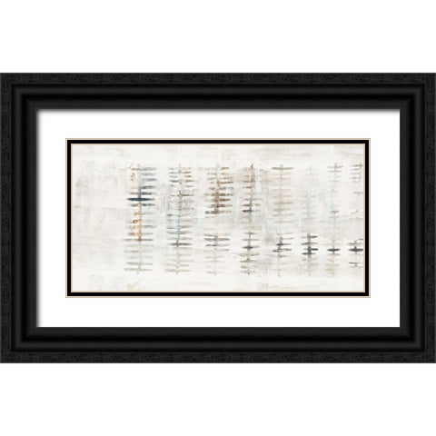 Gleaning Black Ornate Wood Framed Art Print with Double Matting by Leonard, Sarah