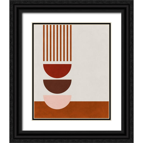 Echo of Love IV Black Ornate Wood Framed Art Print with Double Matting by Leonard, Sarah