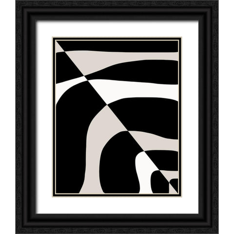 Elegance of Creation  Black Ornate Wood Framed Art Print with Double Matting by Leonard, Sarah
