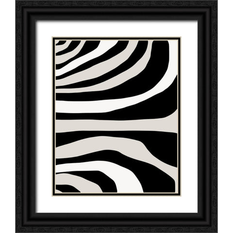Painted Memory  Black Ornate Wood Framed Art Print with Double Matting by Leonard, Sarah