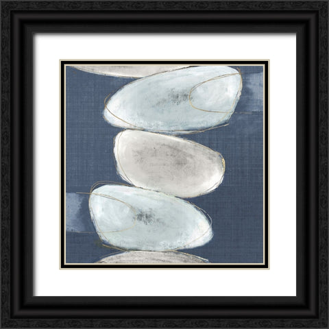 Inuk Shuk II Blue Version Black Ornate Wood Framed Art Print with Double Matting by Watts, Eva