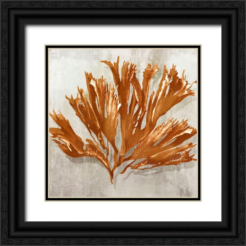 Rustic Coral I  Black Ornate Wood Framed Art Print with Double Matting by Watts, Eva