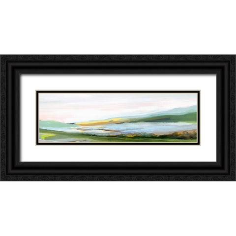 Highland II  Black Ornate Wood Framed Art Print with Double Matting by Isabelle Z