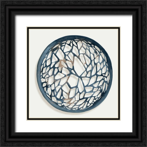 Earth Tilting II  Black Ornate Wood Framed Art Print with Double Matting by Isabelle Z