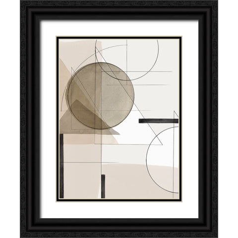 Insider I Black Ornate Wood Framed Art Print with Double Matting by Isabelle Z
