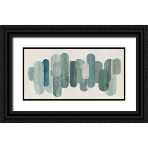 Mirror Images  Black Ornate Wood Framed Art Print with Double Matting by Isabelle Z