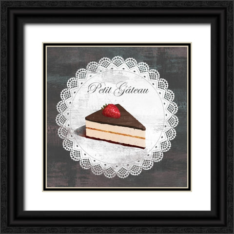 Petit Gateau Black Ornate Wood Framed Art Print with Double Matting by Fischer, David