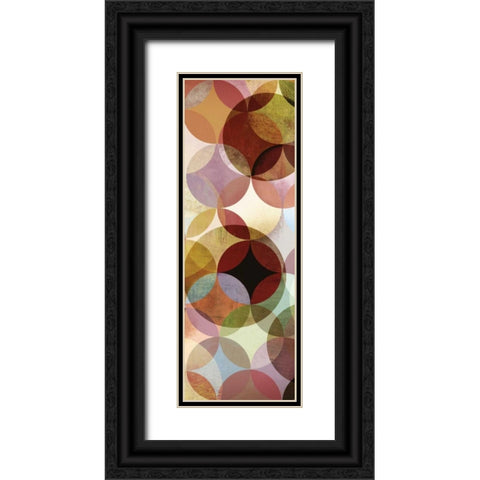 Multisliced II - Mini Black Ornate Wood Framed Art Print with Double Matting by Fontaine, Drako