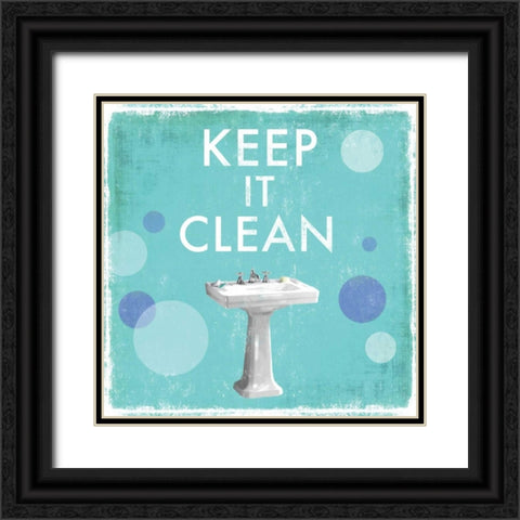Keep it Clean Black Ornate Wood Framed Art Print with Double Matting by Fontaine, Drako