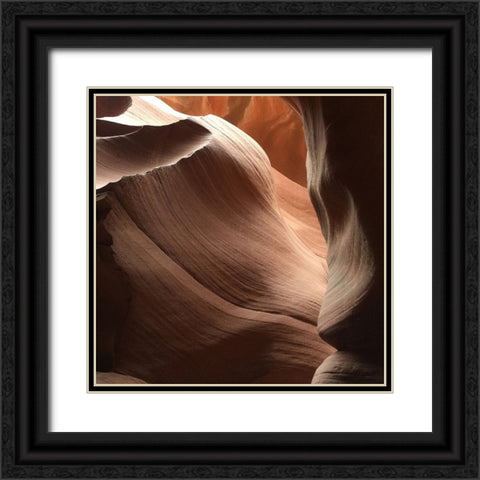 Coral Antelope Canyon I Black Ornate Wood Framed Art Print with Double Matting by Wilson, Gerry