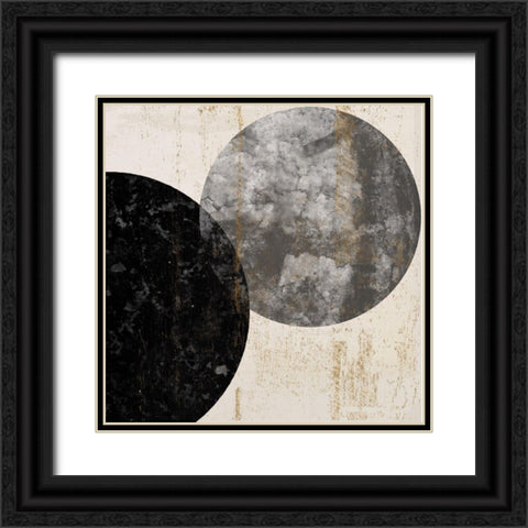 Crisscross I  Black Ornate Wood Framed Art Print with Double Matting by Smith, Karen