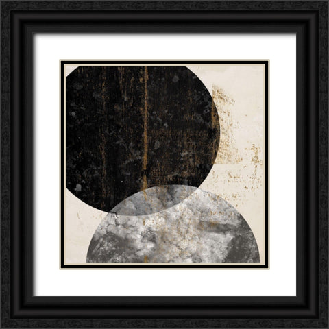 Crisscross II  Black Ornate Wood Framed Art Print with Double Matting by Smith, Karen