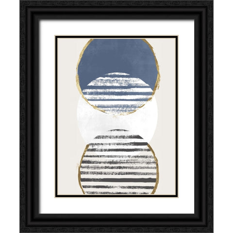 Inside Out I Black Ornate Wood Framed Art Print with Double Matting by Smith, Karen