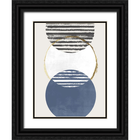 Inside Out II Black Ornate Wood Framed Art Print with Double Matting by Smith, Karen