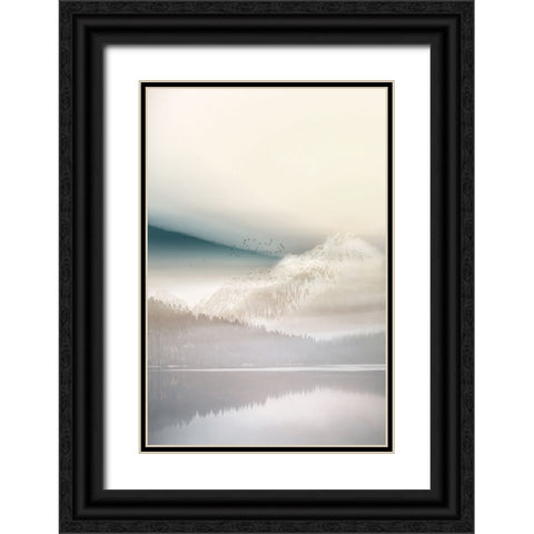 Vanilla Landscape I Black Ornate Wood Framed Art Print with Double Matting by Bainbridge, Hope