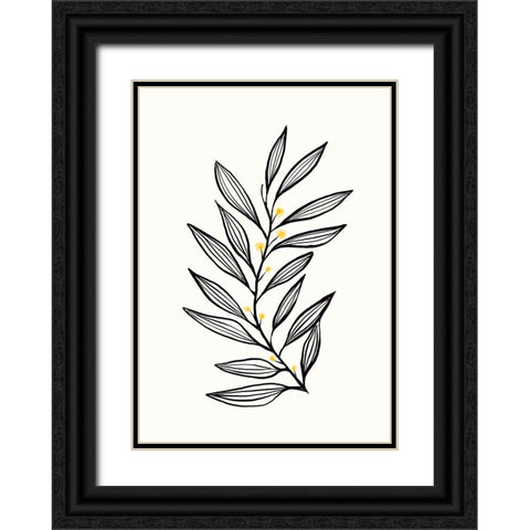 Flowing Breeze  Black Ornate Wood Framed Art Print with Double Matting by Hogan, Aoibhne