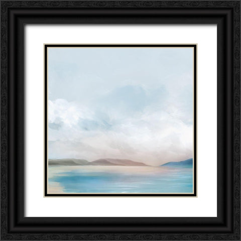 Everwich Lake I  Black Ornate Wood Framed Art Print with Double Matting by Ian C